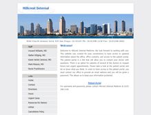 Tablet Screenshot of hillcrestinternal.com